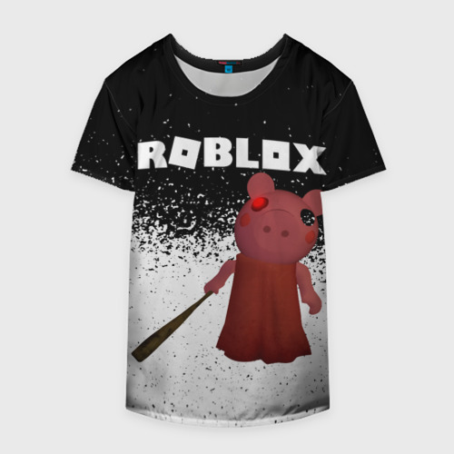 Накидка на куртку 3D Roblox Piggy/Свинка Пигги, цвет 3D печать - фото 4