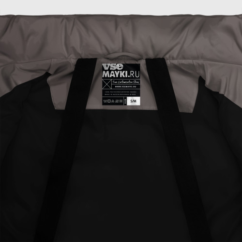 Женская зимняя куртка Oversize Демон Цербер из Helltaker, цвет черный - фото 7