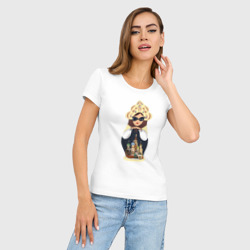 Женская футболка хлопок Slim Матрешка - фото 2
