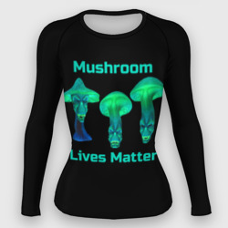 Женский рашгард 3D Mushroom Lives Matter