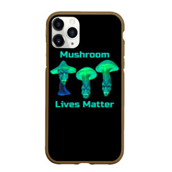 Чехол для iPhone 11 Pro Max матовый Mushroom Lives Matter