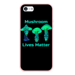 Чехол для iPhone 5/5S матовый Mushroom Lives Matter