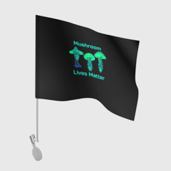 Флаг для автомобиля Mushroom Lives Matter