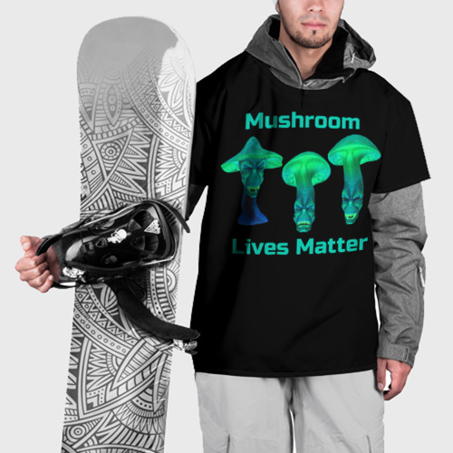 Накидка на куртку 3D Mushroom Lives Matter, цвет 3D печать