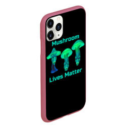 Чехол для iPhone 11 Pro Max матовый Mushroom Lives Matter - фото 2