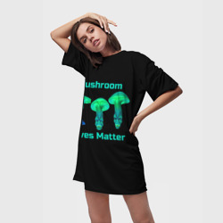 Платье-футболка 3D Mushroom Lives Matter - фото 2