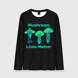 Мужской лонгслив 3D Mushroom Lives Matter