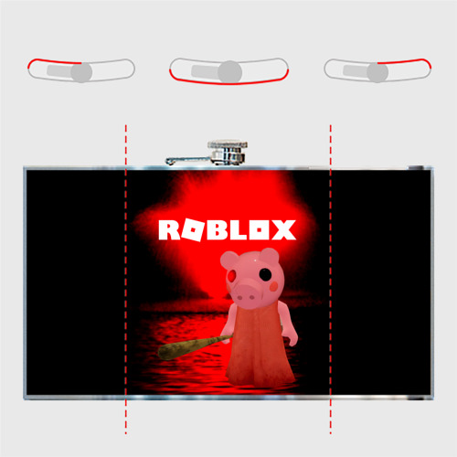 Фляга Roblox piggy/Свинка Пигги. - фото 5