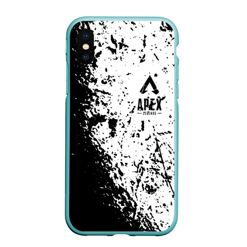 Чехол для iPhone XS Max матовый Apex Legends, цвет мятный
