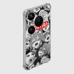 Чехол для Huawei Pura 70 Pro Ахегао девочки паттерн - фото 2