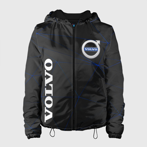 Женская куртка 3D Volvo, цвет черный