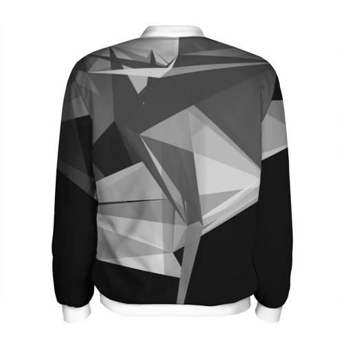 Мужской бомбер 3D Camo - Black & White , цвет белый - фото 2