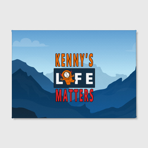 Холст прямоугольный Kenny's LIFE matters, цвет 3D печать - фото 2