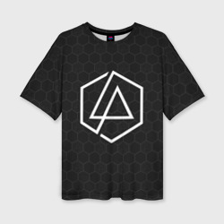 Женская футболка oversize 3D Linkin Park Линкин Парк