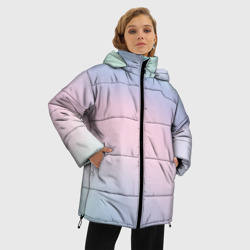 Женская зимняя куртка Oversize Градиент - фото 2