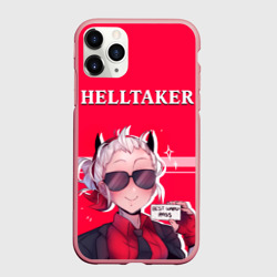 Чехол для iPhone 11 Pro Max матовый Helltaker ярко красный