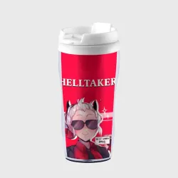 Термокружка-непроливайка Helltaker ярко красный
