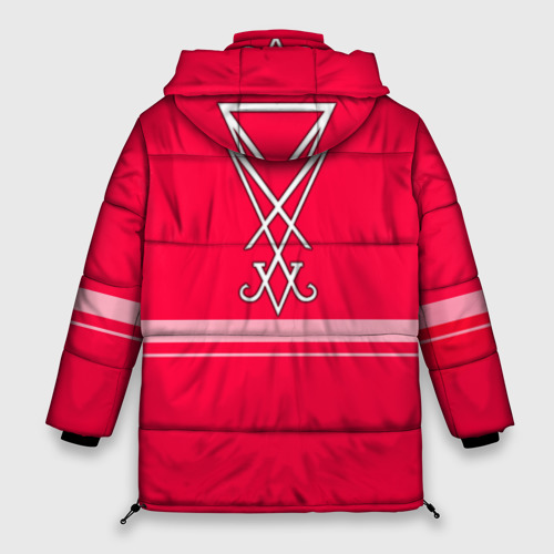 Женская зимняя куртка Oversize Helltaker ярко красный, цвет красный - фото 2