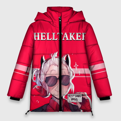 Женская зимняя куртка Oversize Helltaker ярко красный, цвет красный