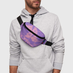 Поясная сумка 3D Фиолетовый тай дай - фото 2