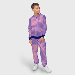 Детский костюм 3D Фиолетовый тай дай - фото 2