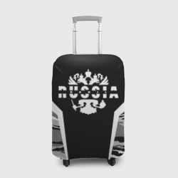 Чехол для чемодана 3D Данил камуфляж с гербом