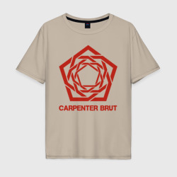 Мужская футболка хлопок Oversize Carpenter Brut