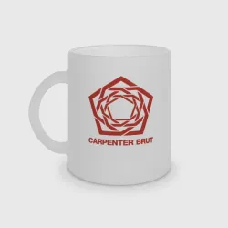Кружка матовая стеклянная Carpenter Brut