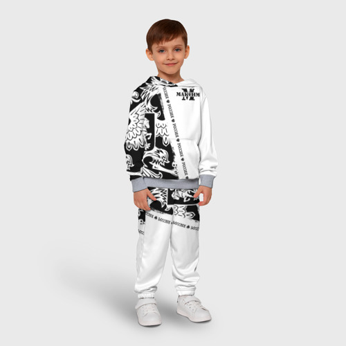 Детский костюм с толстовкой 3D Максим, цвет меланж - фото 3