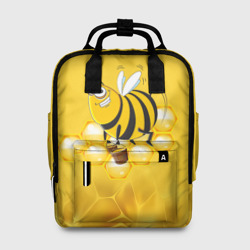 Женский рюкзак 3D Лето. Пчелы. Мед