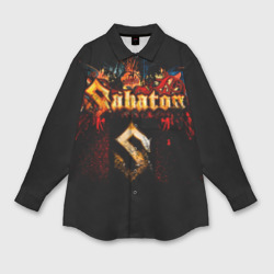 Мужская рубашка oversize 3D Sabaton