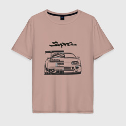 Мужская футболка хлопок Oversize Supra