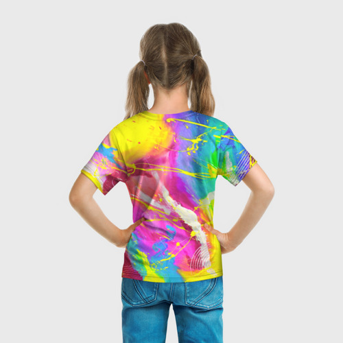 Детская футболка 3D Ти-дай, цвет 3D печать - фото 6