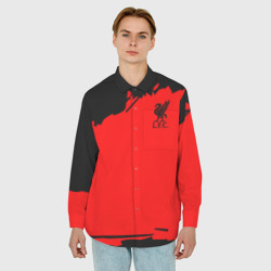 Мужская рубашка oversize 3D Liverpool F.C - фото 2