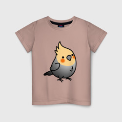 Детская футболка хлопок Папугай