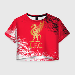 Женская футболка Crop-top 3D Liverpool