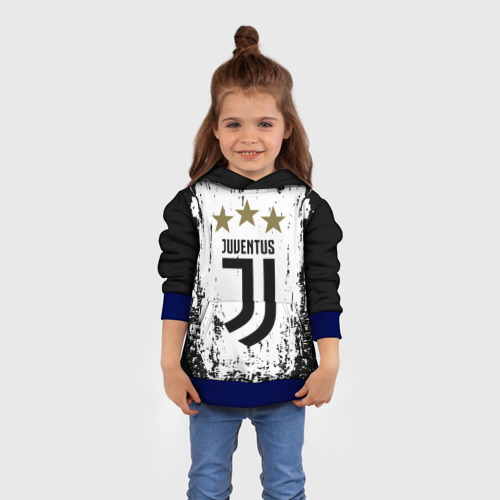 Детская толстовка 3D Juventus, цвет синий - фото 4