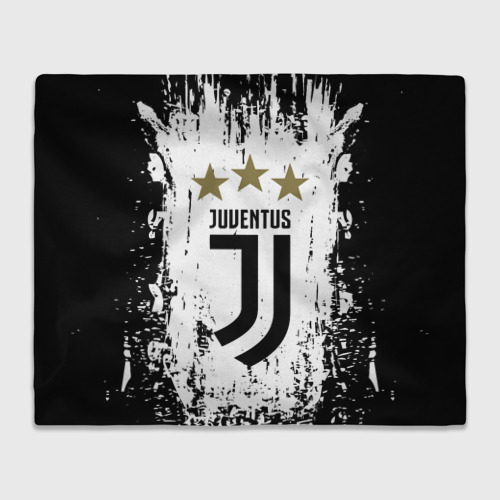Плед с принтом Juventus для любого человека, вид спереди №1. Цвет основы: 3d (велсофт)
