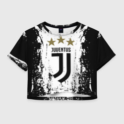 Женская футболка Crop-top 3D Juventus