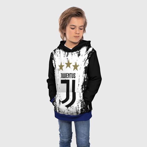 Детская толстовка 3D Juventus, цвет синий - фото 3