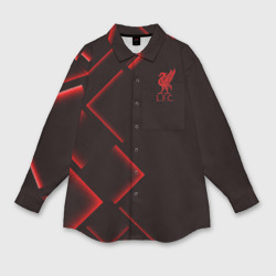 Мужская рубашка oversize 3D Liverpool F.C