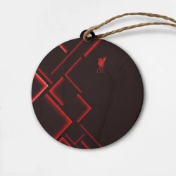 Деревянная игрушка круг Liverpool F.C