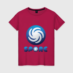 Женская футболка хлопок Spore