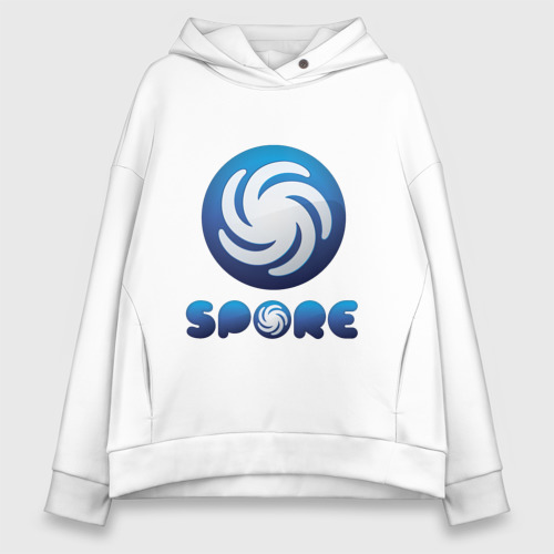 Женское худи Oversize хлопок Spore