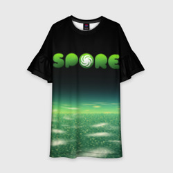 Детское платье 3D Spore Green спор