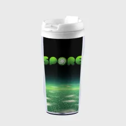 Термокружка-непроливайка Spore Green спор