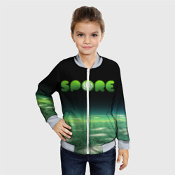 Детский бомбер 3D Spore Green спор - фото 2