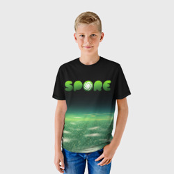 Детская футболка 3D Spore Green спор - фото 2