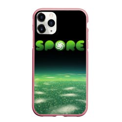 Чехол для iPhone 11 Pro Max матовый Spore Green спор