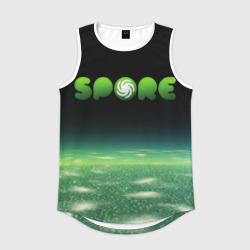 Мужская спортивная майка 3D Spore Green спор